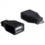 DeLOCK - adattatore USB - USB Type-A, 4 poli (femmina) - Micro-USB Type-B 5 poli (maschio) (65296)