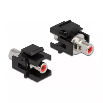 Modulo Keystone DeLOCK 86741 angolare nero RCA