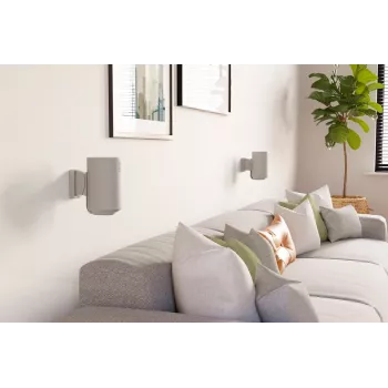 Supporto da parete Vogels | Supporto da parete per diffusore per Sonos Era 100 | Inclinabile, orientabile | Portata massima 7 kg | Bianco