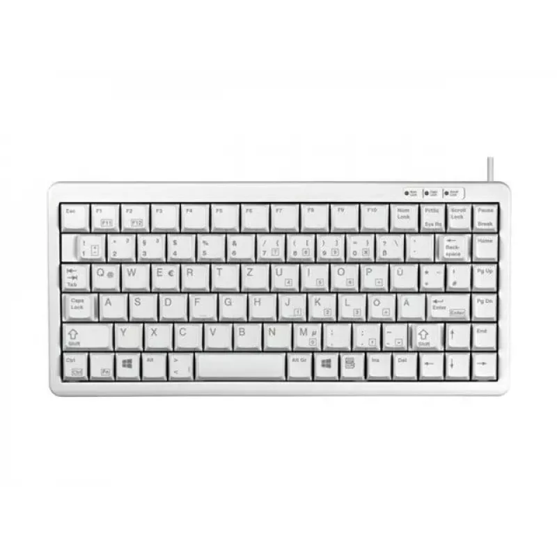 Tastiera CHERRY Compact, combo (USB + PS/2) per ufficio USB + PS/2 QWERTY grigio