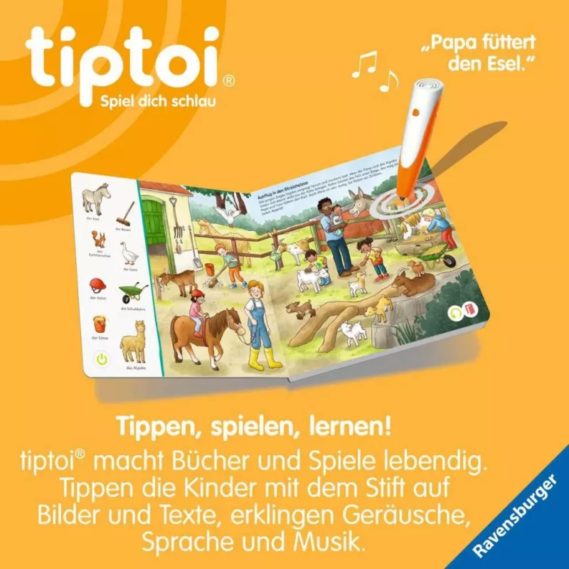 tiptoi Cerca e scopri: I miei animali, libro didattico