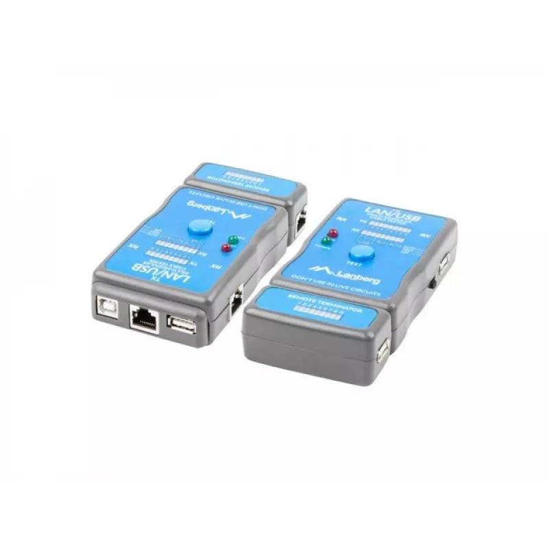 Tester per cavi di rete Lanberg NT-0403 tester PoE blu