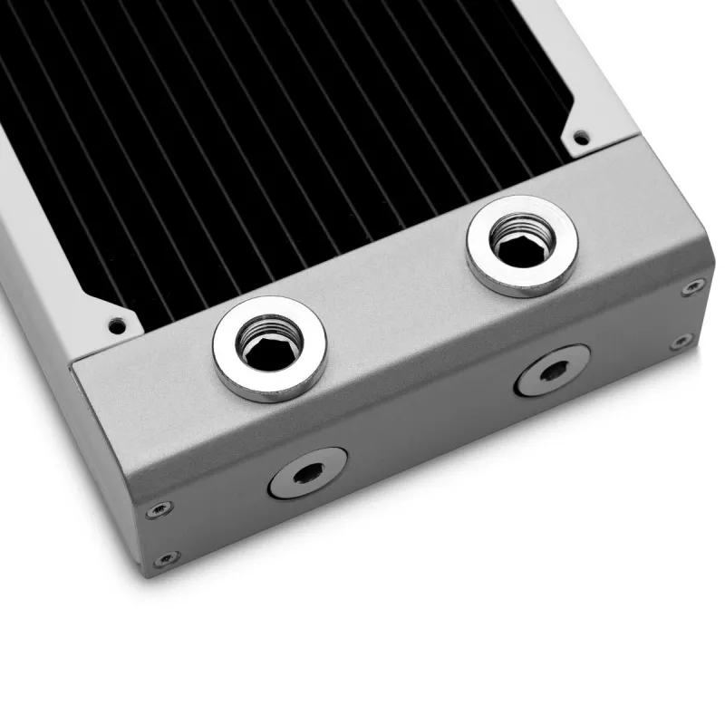 Radiatore EK Water Blocks ottone rame acciaio inox bianco 130x300x44mm