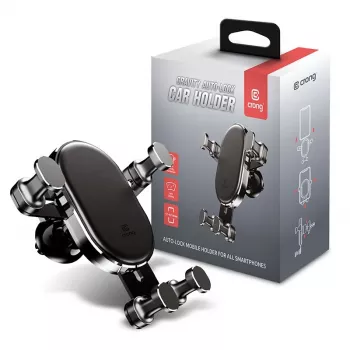 Supporto auto Crong CRG-CH5-BLK — supporto universale regolabile per telefono