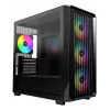 Case PC Micro Tower Montech X5M (B) – Micro-ATX/Mini-ITX, 3x120mm anteriore, 1x120mm posteriore, supporta alimentatori ATX, 2x3,5