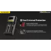 Caricabatterie Nitecore Ci12 caricatore universale USB per Li‑Ion, NiCd, NiMH, ingresso 3A 5/9/12V, case in plastica