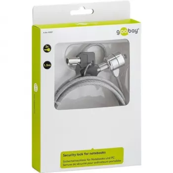 Cavo di sicurezza Goobay 93037 grigio 1,5 m