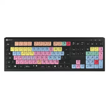 Logickeyboard ASTRA 2 USB AZERTY inglese nero tastiera full-size
