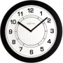 NeXtime orologio 3045zw Super Slim, Ø28 cm, da parete, nero