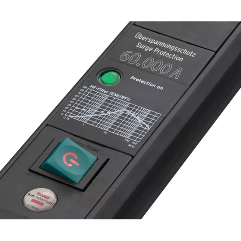 Prolunga elettrica Brennenstuhl 1951160606 3 m 6 prese AC per interni nero