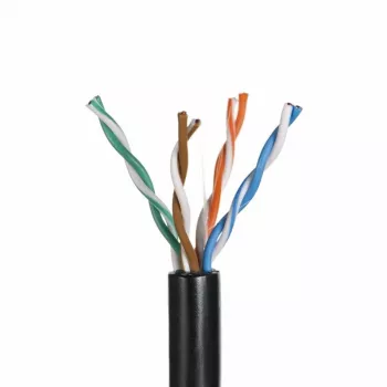 Alantec KIU5OUTS305Q Cavo di rete nero 305 m Cat5e U/UTP (UTP) (KIU5OUTS305Q)