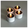 Lumino solare LED RealPower STL-4, set da 4, lumini LED solari a batteria