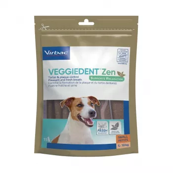 VIRBAC Veggiedent ZEN S snack dentale per cani, taglia piccola