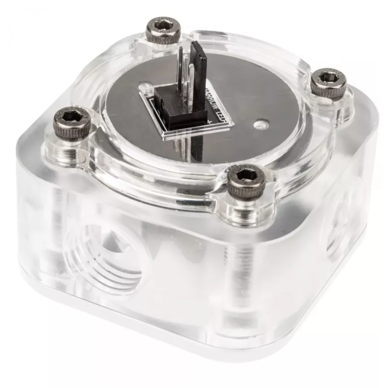 Flussometro Barrow SLFV2-RGB W ARGB bianco – sensore di flusso per raffreddamento a liquido per circuiti PC