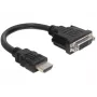 Cavo HDMI-DVI M/F DeLOCK 0.2m