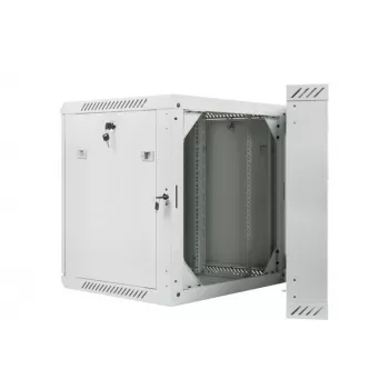 ARMADIO RACK A PARETE IN DUE PEZZI 19 pollici 12U 600X600 GRIGIO LANBERG (IMBALLAGGIO PIATTO)