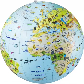 Globo Caly Animal Globe Maxi 50 cm, multicolore