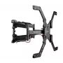 Supporto a parete per TV ONKRON M5-B per televisori 37–70 inch, nero, fisso/inclinabile compatibile