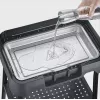 Griglia elettrica da tavolo SEVERIN PG 8596, 2000 W, griglia rettangolare, nero, manopola
