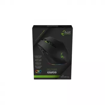 Mouse MediaRange MRGS203 Gaming per destrimani USB Type-A ottico 5000 DPI