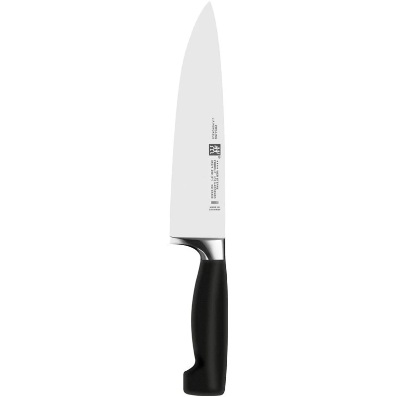 Set coltelli/portacoltelli ZWILLING 35145-007-0 – 7 pezzi con coltello da chef, coltello pelapatate, coltello per pane, forbici da cucina, ceppo nero