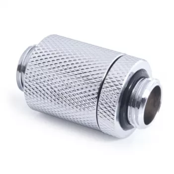Alphacool ES D-Plug 25,5 mm da G1/4 maschio a G1/4 maschio, cromato