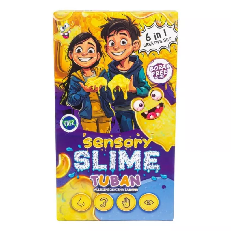Set slime sensoriale TUBAN TU3812 6-in-1 — kit fai da te con sei varianti di slime