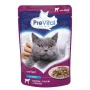 PREVITAL vitello in salsa cibo umido per gatti, 100 g