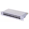 Patch panel LANBERG PPF6-9012-S, 12 porte, metallo, grigio, 1HE, 215×130×44.5 mm