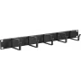 Pannello per gestione cavi LOGON RAO100BL nero alluminio 48,3 cm