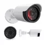 Dummy telecamera a tubo con LED IR, CEE IR1800 W — finta telecamera di sorveglianza non funzionante