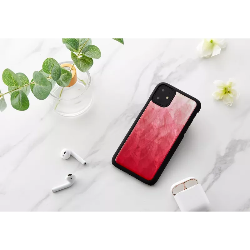 Custodia per smartphone iKins per iPhone 11 — Pink Lake con dettagli neri
