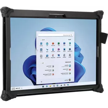 Mobilis RESIST Pack - cover posteriore per tablet - resistente - nero - per Microsoft Surface Pro 8 (050053)