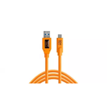 CUC3215-ORG, 4,6 m, USB A, USB C, USB 3.2 Gen 1 (3.1 Gen 1), 5000 Mbit/s, arancione