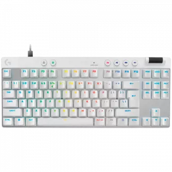 LOGITECH G PRO X TKL RAPID tastiera da gaming - BIANCO - US INT'L - USB - EMEA28i-935 - LINEAR