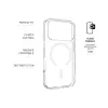 Cover posteriore fissa | Apple | iPhone 17 Pro | TPU/PC | trasparente | MagPure