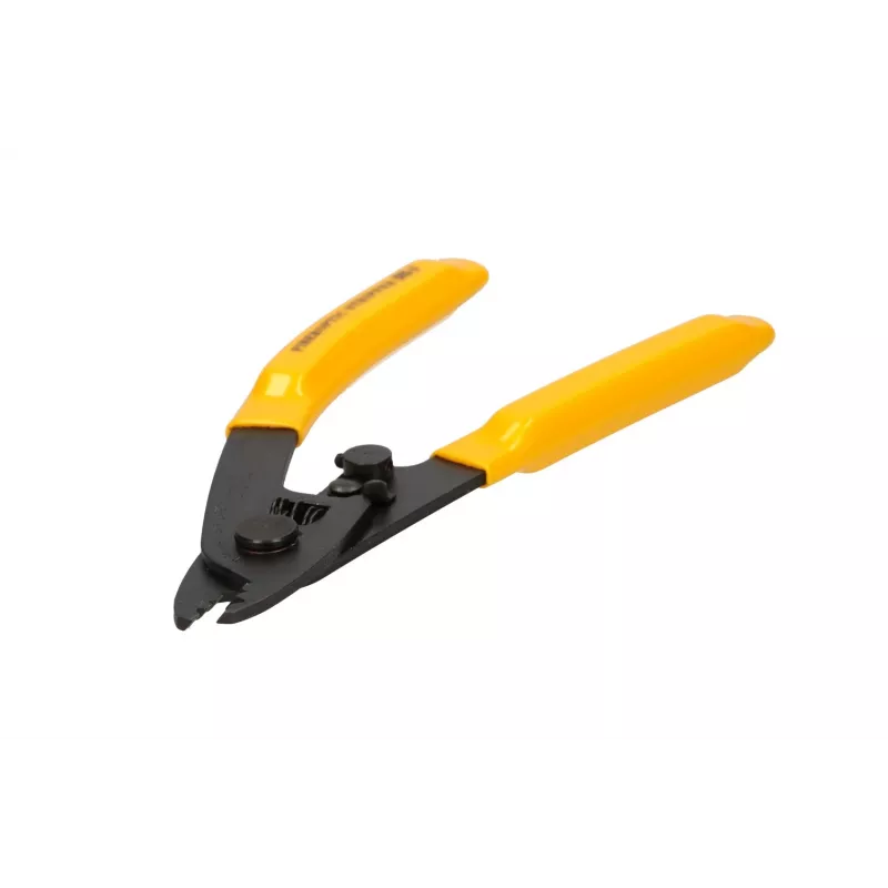 Spelafili per fibra ottica Extralink CFS-3 per fibre da 2–3 mm, 0,9 mm e 0,125 mm, nero/giallo