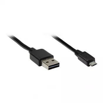 Cavo di collegamento GoodConnections USB 2.0 EASY connettore A maschio su connettore Micro B maschio, nero, 2m