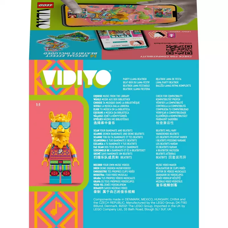 LEGO VIDIYO BeatBox 43105 Party Llama — set interattivo di musica e danza