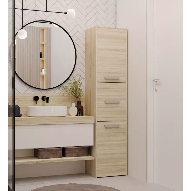 Topeshop S43 SONOMA armadietto bagno rovere