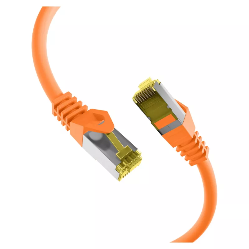 Cavo patch RJ45 Cat.6A S/FTP LSZH Cat.7 cavo grezzo arancione