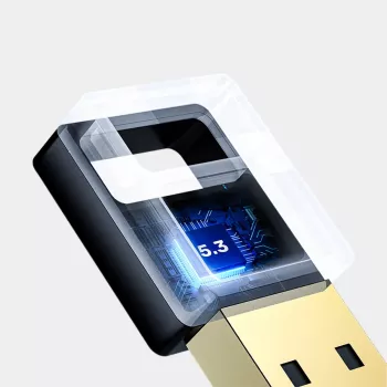 Adattatore USB-Bluetooth Unitek B105B — USB 2.0 Type-A, BLE v5.3, 3 Mbit/s, nero, Plug-and-Play