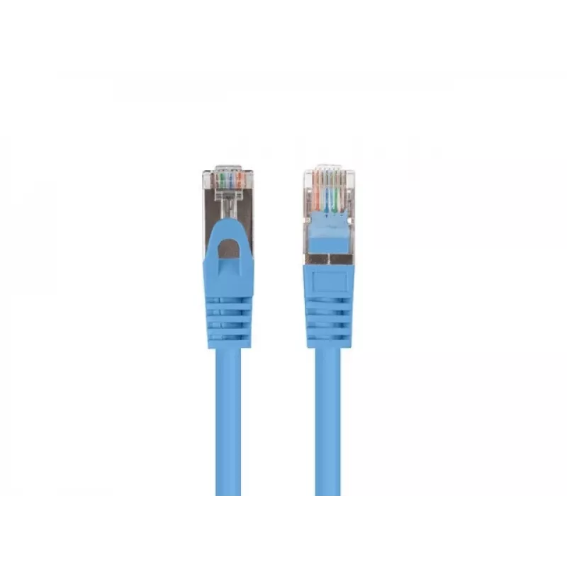 Lanberg PCF6-20CC-0200-B cavo patch Cat6 F/UTP 2 m, blu, 10 pezzi