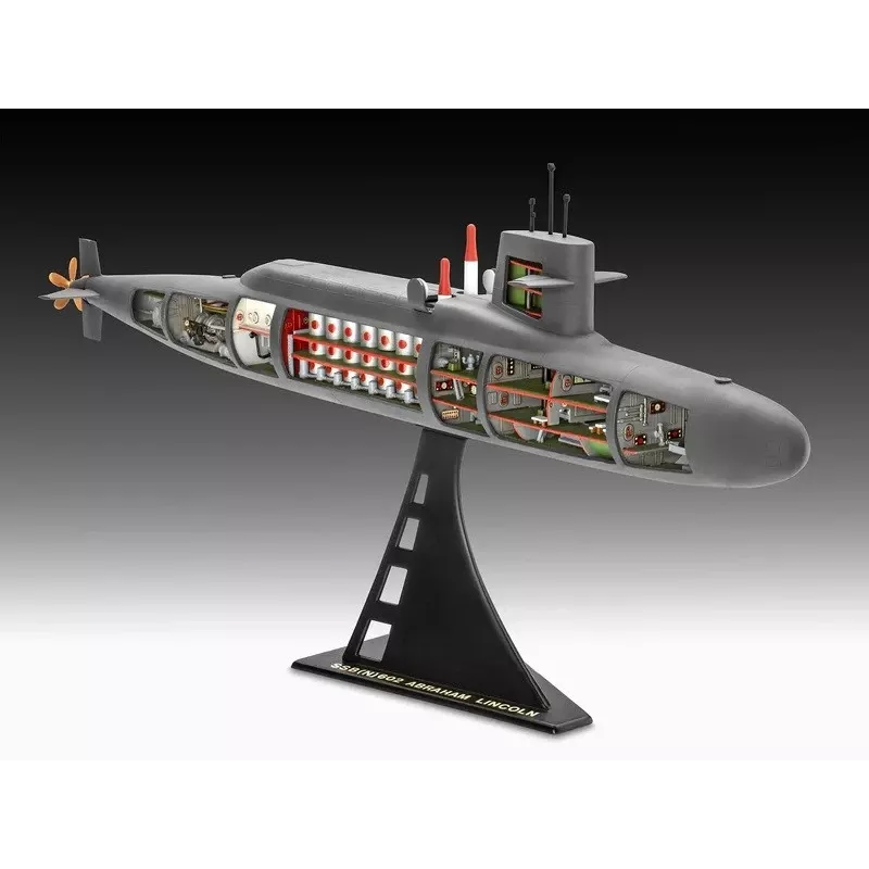 Modello in plastica nave REVELL S.S.B. Abraham Lincoln scala 1/253 kit