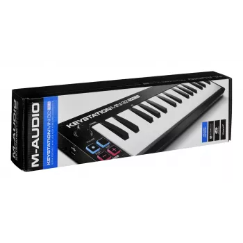 M-AUDIO Keystation Mini 32 MK3 Tastiera MIDI 32 tasti USB nero, bianco