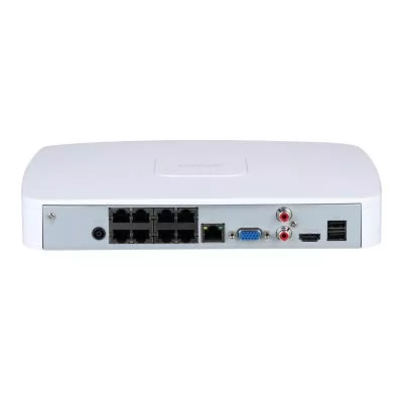 Videoregistratore di rete DAHUA NVR2108-8P-4KS3 8 canali con 8 porte PoE
