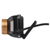 Torcia frontale Duracell DH1500R — nera/arancione, illuminazione ricaricabile a mani libere