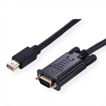 ROLINE 11.04.5977 adattatore cavo video 2 m VGA (D-Sub) Mini DisplayPort nero (11.04.5977)