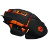 CANYON mouse Hazard GM-6 LED cablato nero arancione