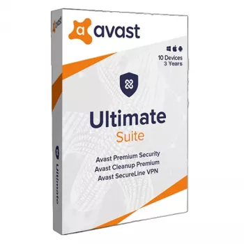 Avast Ultimate chiave di licenza – 10 dispositivi, 3 anni (Global)